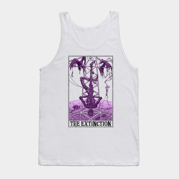 The Extinction Tarotesque (Light) Tank Top by Rusty Quill